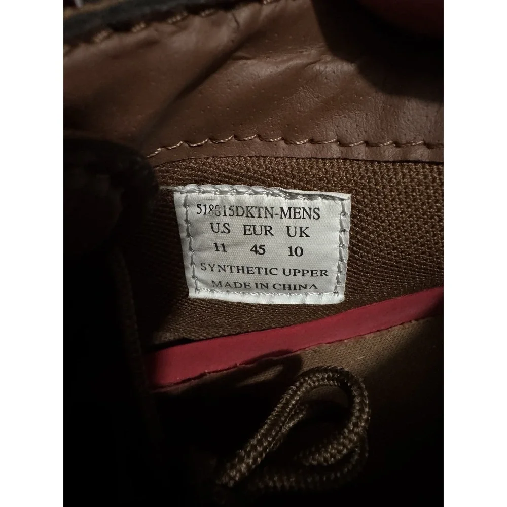 Levis Sonoma Wax 518815-DKTN Mens Size 11 Brown Mid Top Lace Up‎ Chukkas Boots
